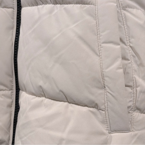 NWT [Calvin Klein] Down Hooded Winter Puffer Insulated Jacket Beige Men’s Sz M - Picture 9 of 15
